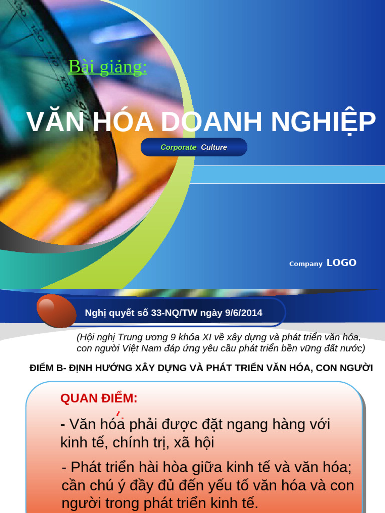 Chuong 1 - Van hoa Doanh nghiep (Tài liệu tham khảo) | PDF