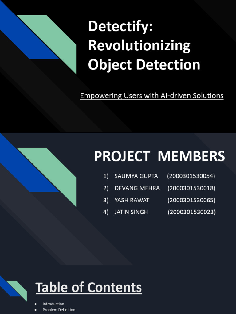 Detectify - Revolutionizing Object Detection | PDF | Mobile App ...