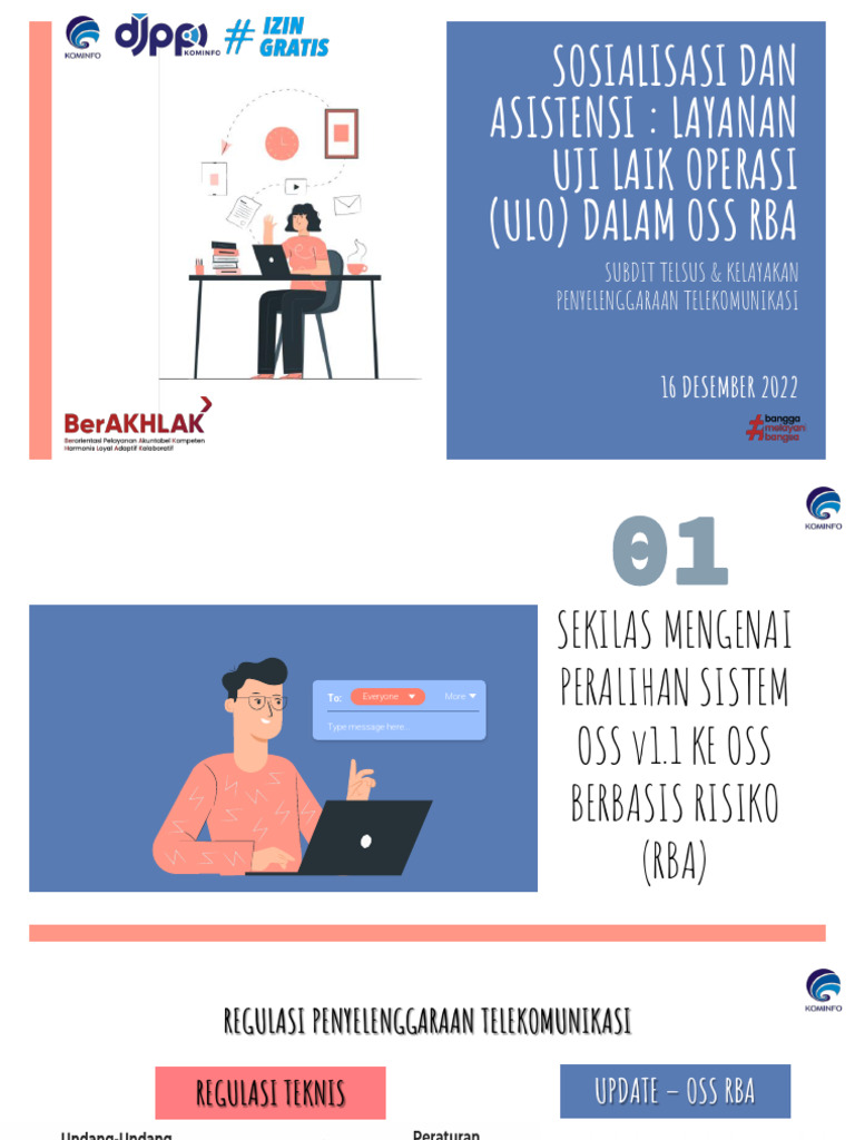 Paparan Sosialisasi Dan Asistensi Layanan ULO-OSS RBA (16122022 ...