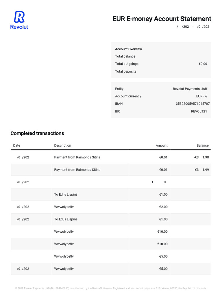 Jaanika Statement and Payslip | PDF
