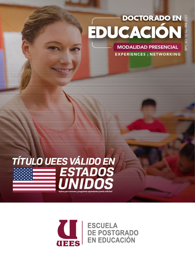 Doctorado En Educacion Pdf