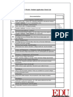 01 Application - Document Checklist
