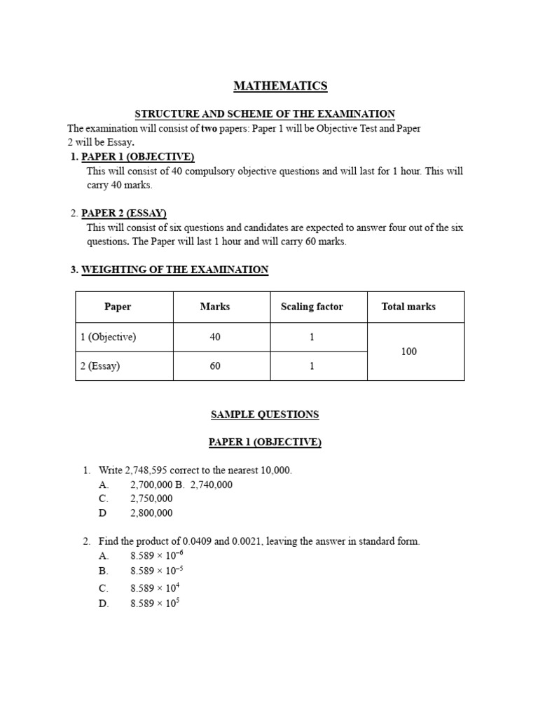 Mathematics Min | PDF