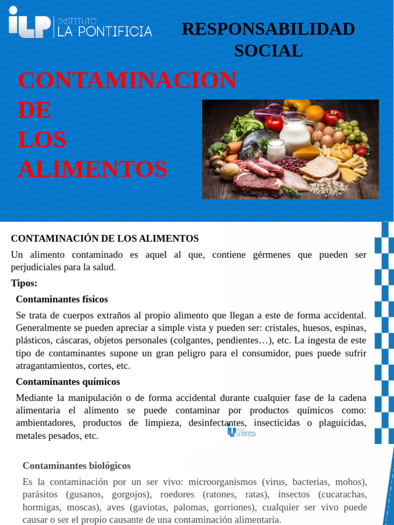 s9 Contaminacion de Los Alimentos | PDF