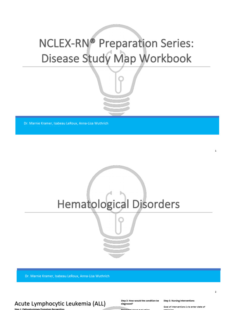 Hematological Disorders NCLEX-RN Guide | PDF | Leukemia | Self-Improvement