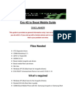 Evo4g to Boost Mobile Guide