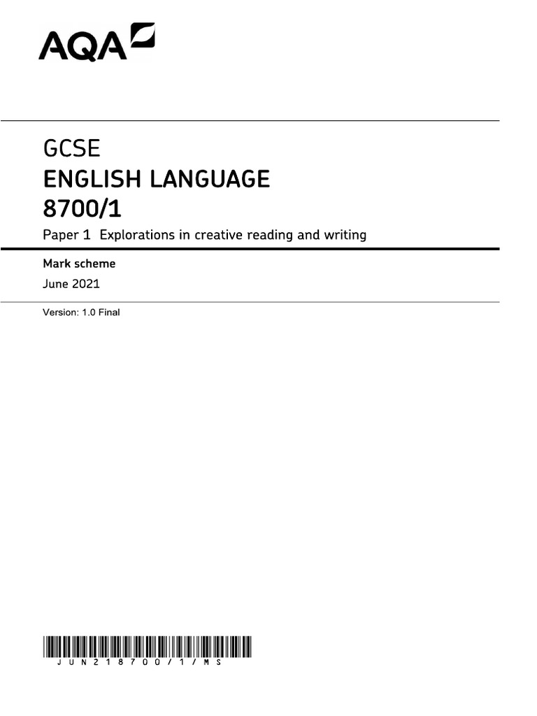 Marksheet Paper 1 | PDF