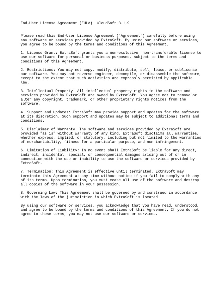 Win EULA | PDF