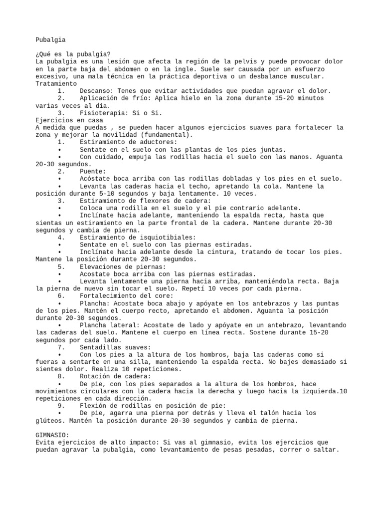 Pubalgia PDF