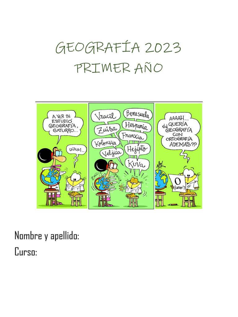 GEOGRAFÍA 2023 Nogués | PDF