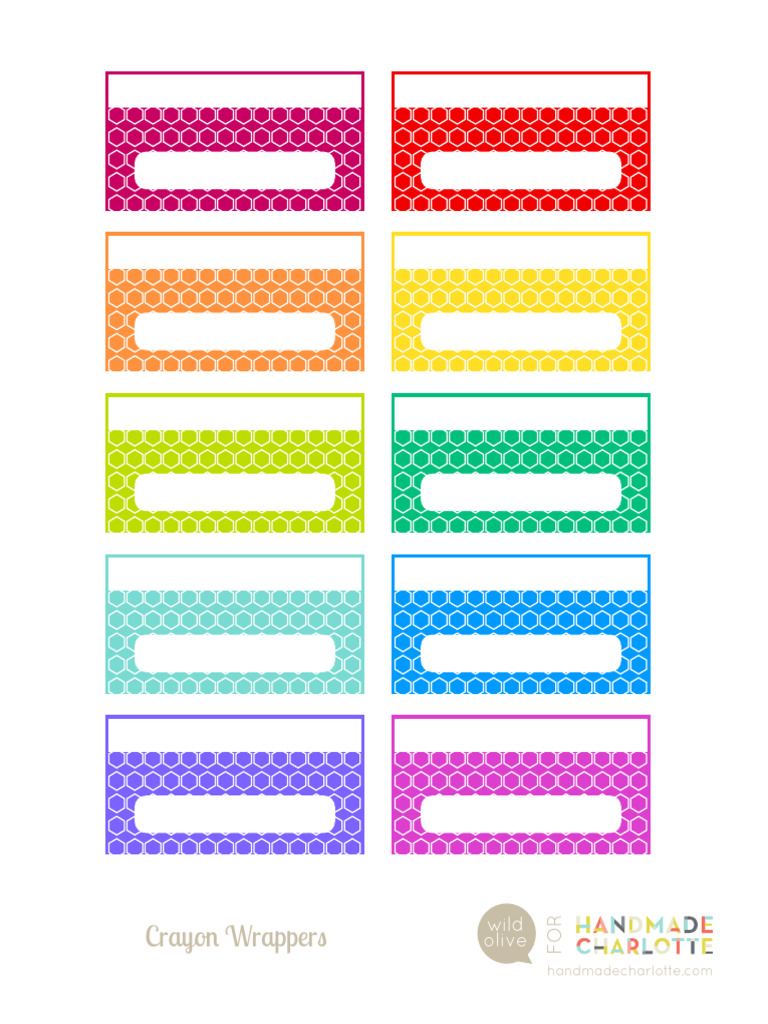 Crayon Wrappers | PDF