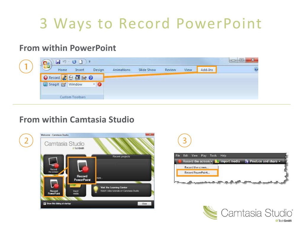 Camtasia Getting Started Guide | PDF | Microsoft Power Point | Human ...