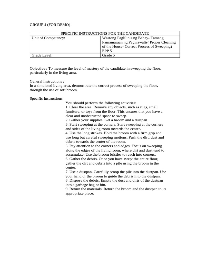 Competency Based Assessment 4t3outm | PDF