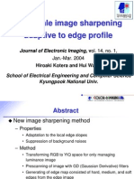 (Multiscale Image Sharpening Adaptive To Edge Profile)