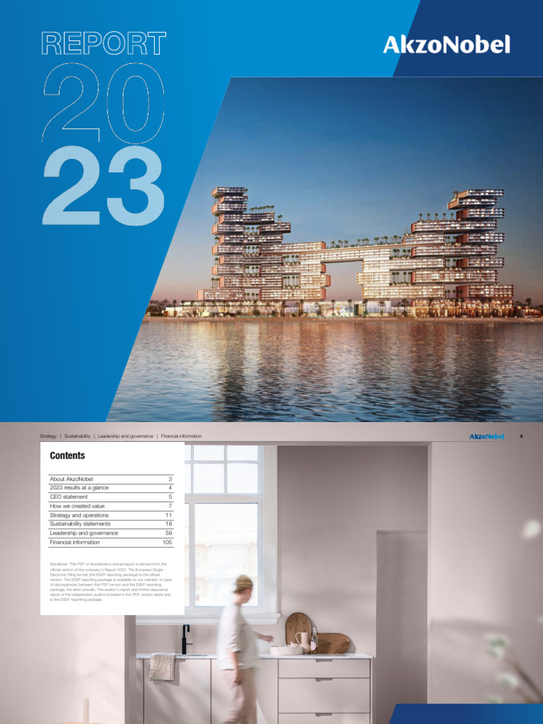 Akzonobel Annual Report 2023 | PDF