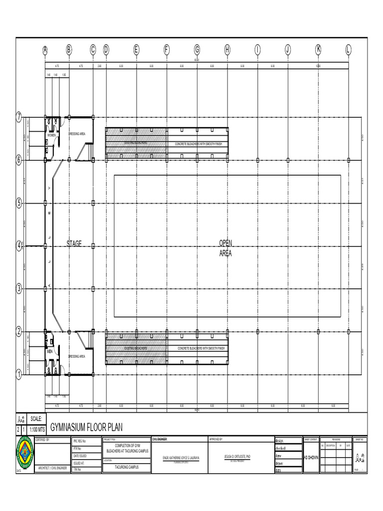 Gym Bathroom Floor Plan