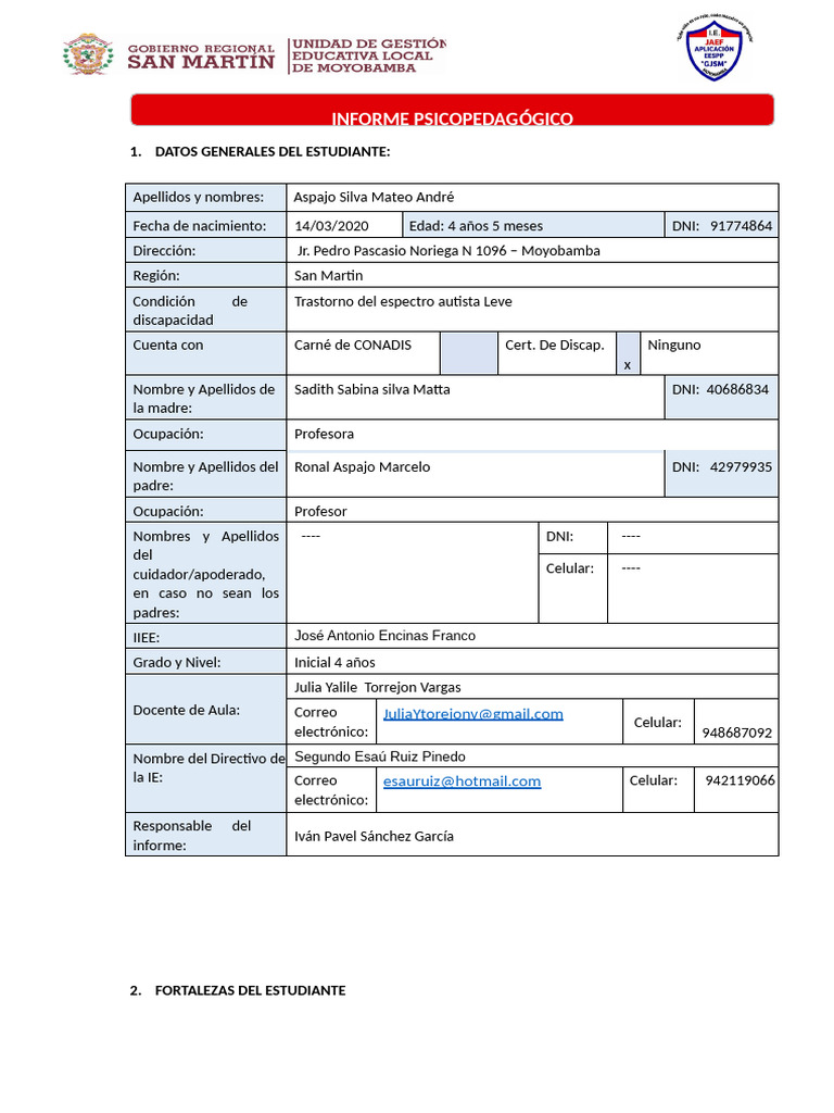 Ipp Pep Mateo Ande Inicial Jaef | PDF
