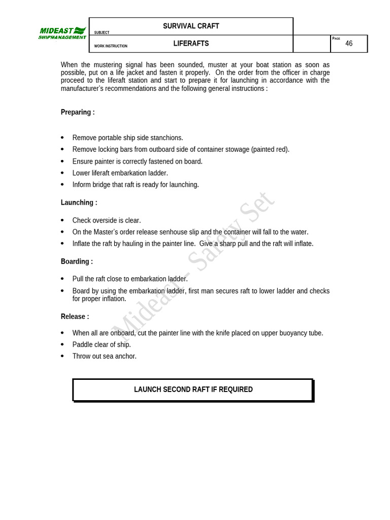 08 Liferafts | PDF