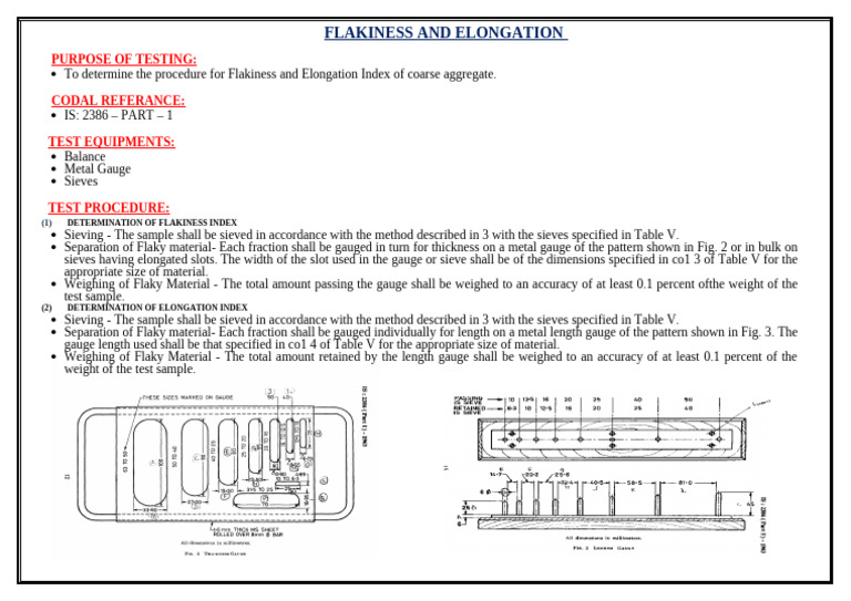 Flakiness And Elongation Test Pdf – EHJWG