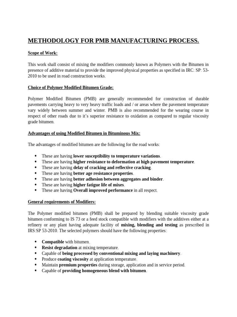 Pmb Mixing Methodology Pdf