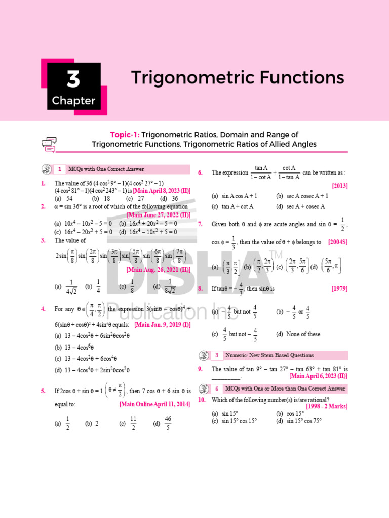 Trigonometric Functions | PDF
