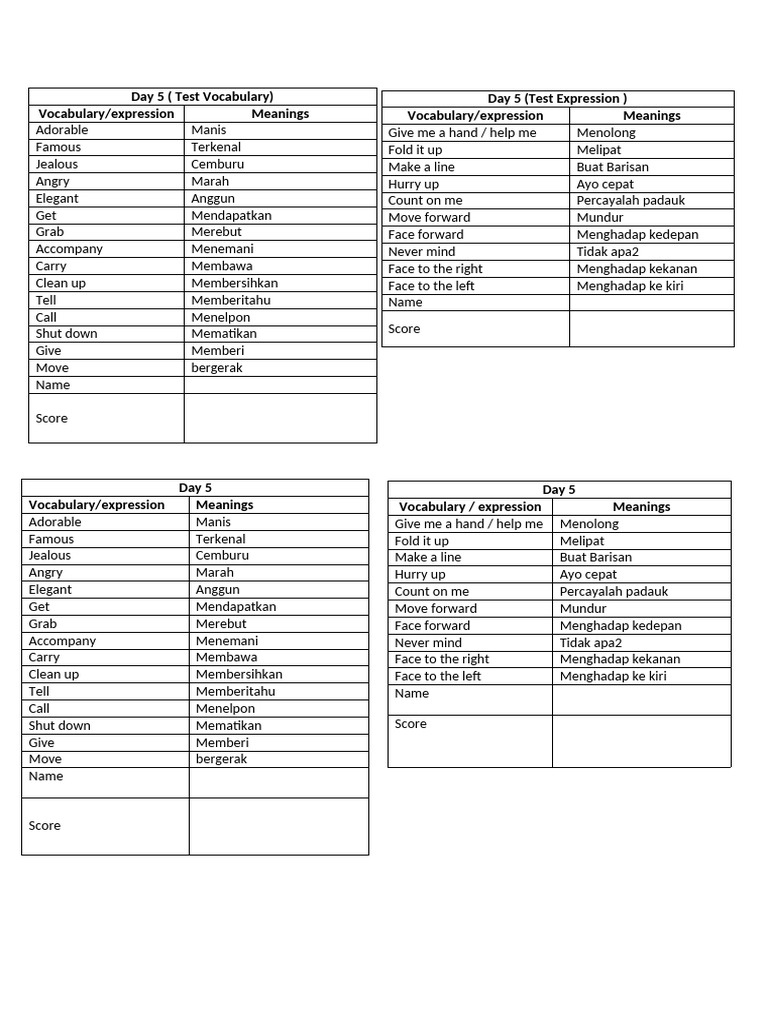 Day Test | PDF