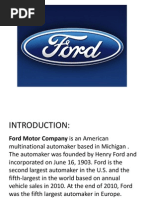 Ford Supply Chain Overview and Strategy | PDF | Lean Manufacturing ...