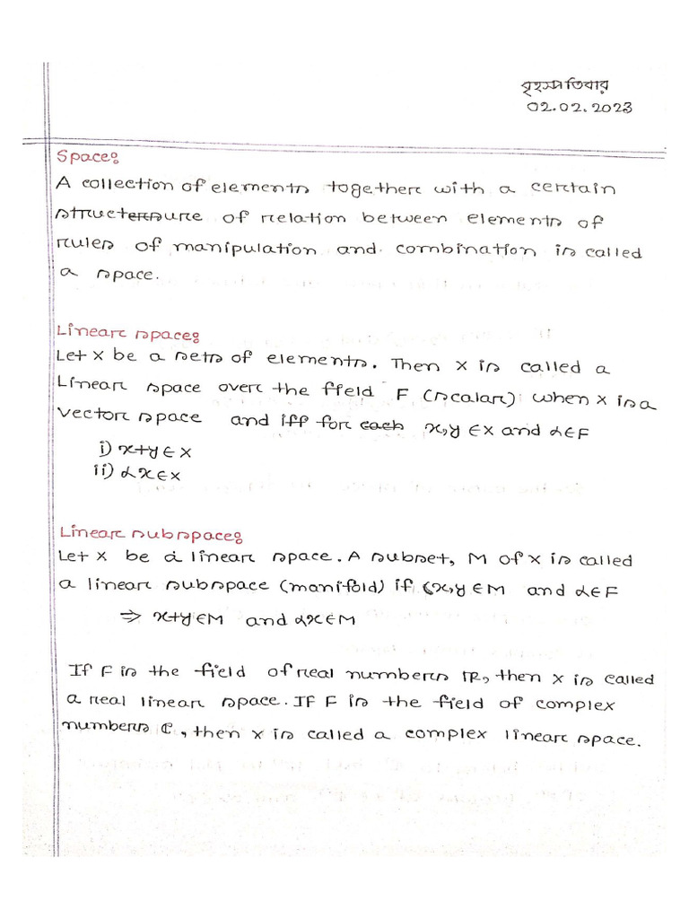 MTH 401 (Lecture) | PDF
