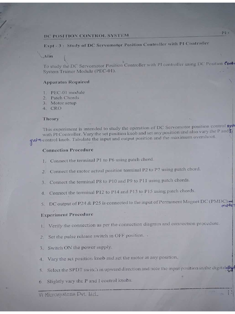 Control System Exp 4 | PDF