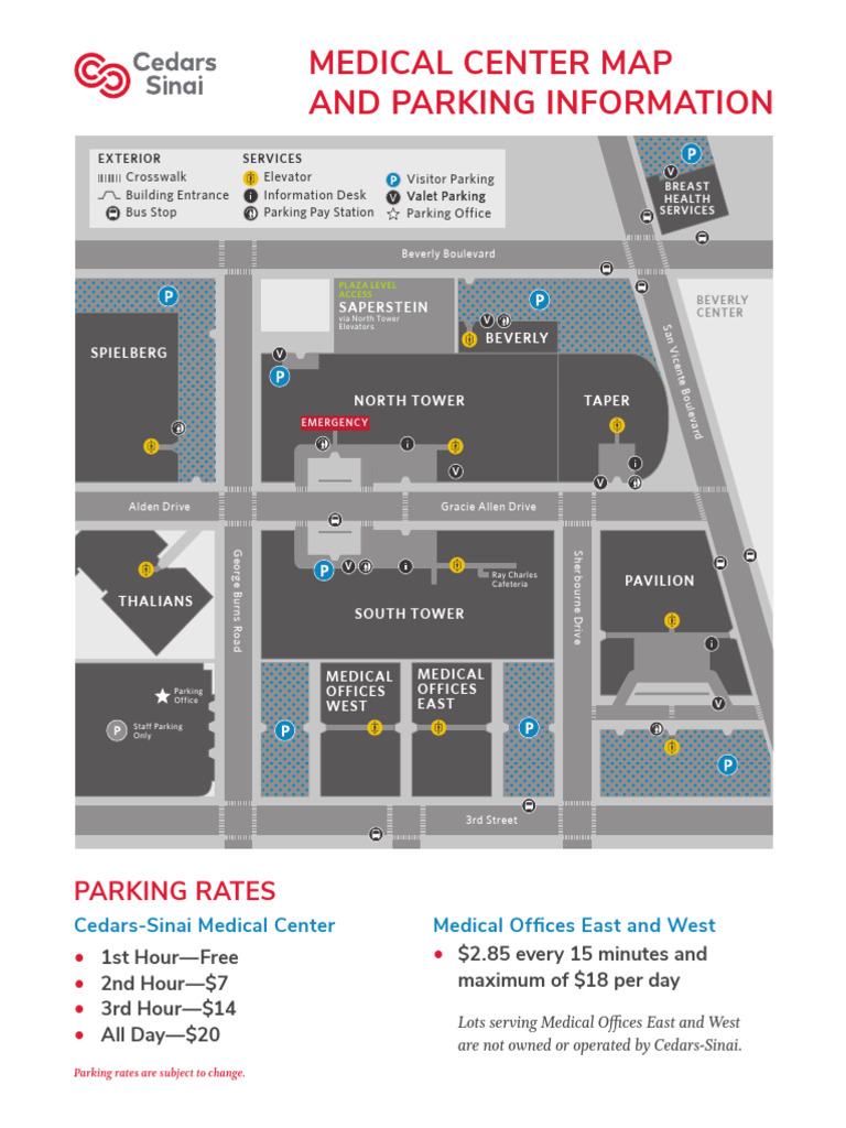 CS Parking Map - 2023 | PDF