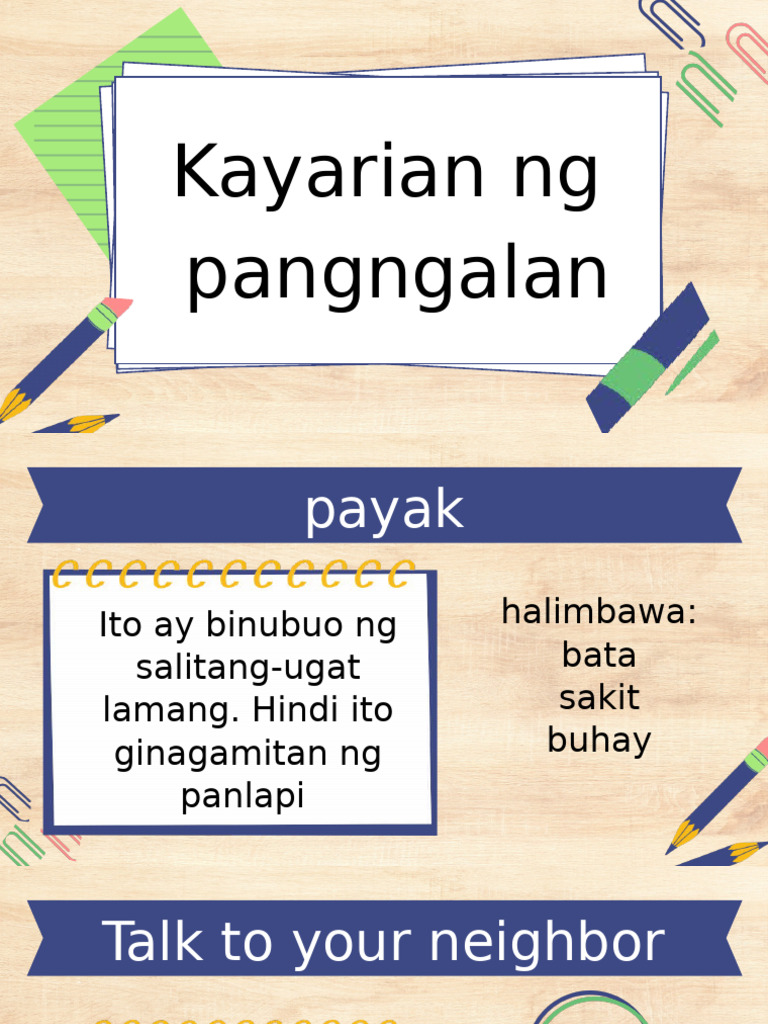 Kayarian Ng Pangngalan | PDF