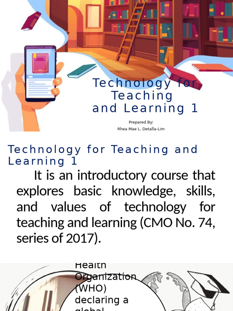 Technology For Teaching and Learning 1 | PDF
