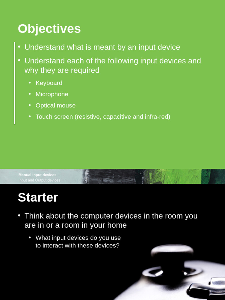T1 Input Devices | PDF
