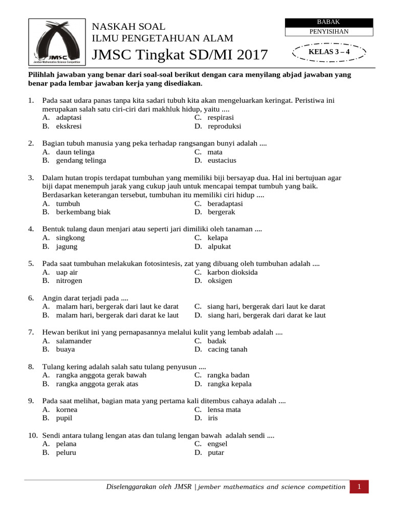 JMSC Level 2 | PDF
