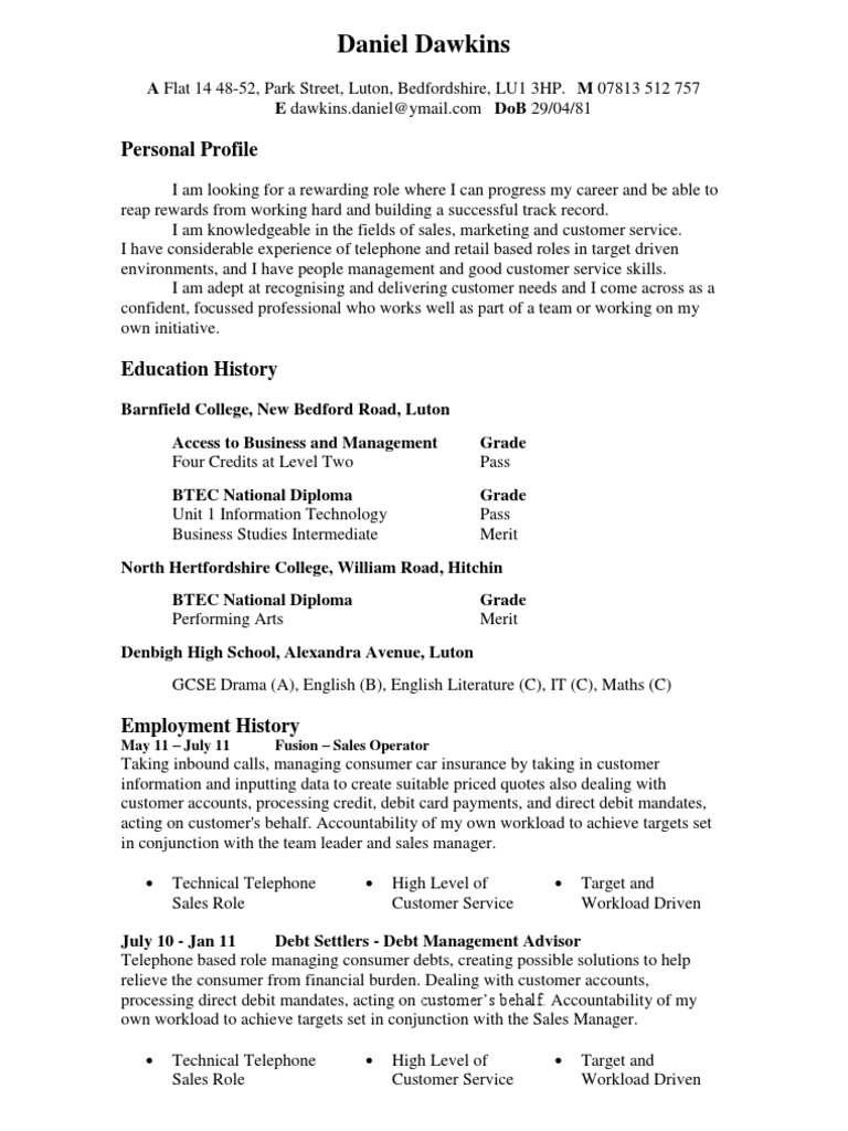 Other Work Experience | PDF | Debit Card | Service Industries