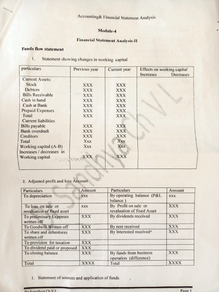 Funds Flow and Cash Flow Analysis | PDF | Dividend | Equity (Finance)