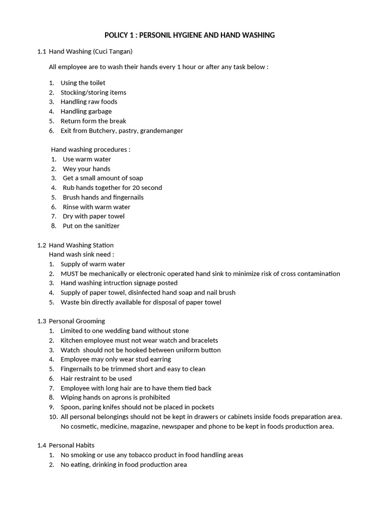 Fsms Food Safety Monitoring System Pdf Refrigerator Hand Washing