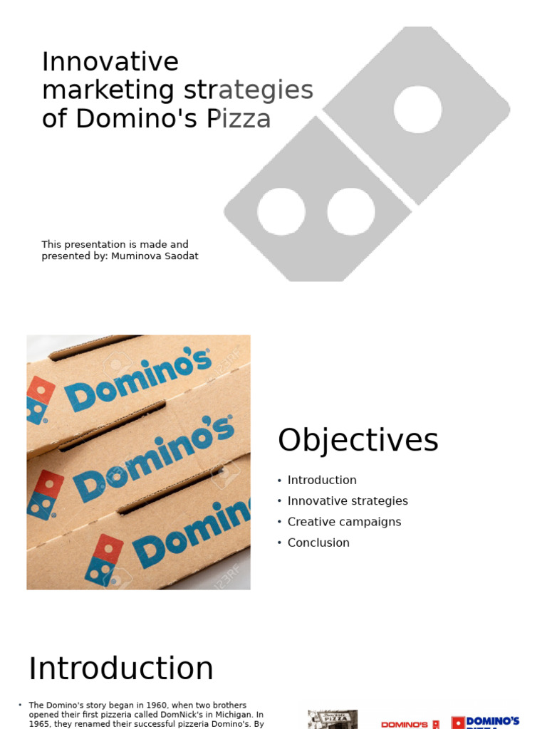 Dominos Digital Strategy | PDF | Marketing | Business
