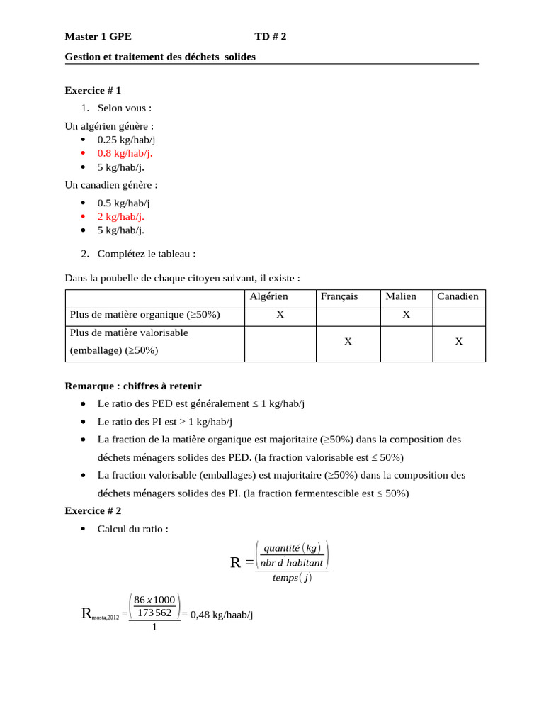 TD 2 Solution | PDF
