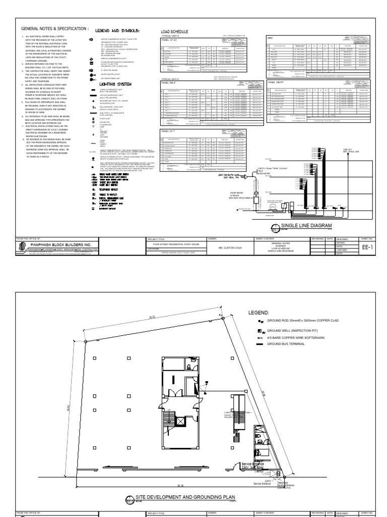 Electrical Plans-Sample | PDF