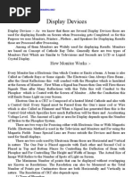 Download computer notes - Display Devices in Computer Graphics by ecomputernotes SN76384795 doc pdf