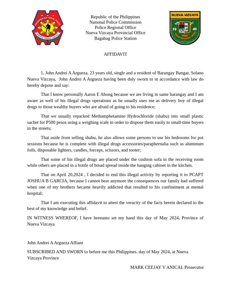 Affidavit | PDF