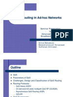 QoS Routing in Ad-Hoc Networks