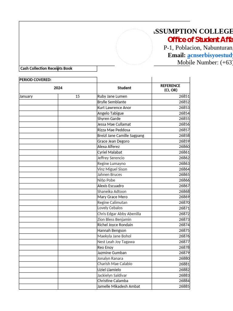Sample Treasurer's Report | PDF