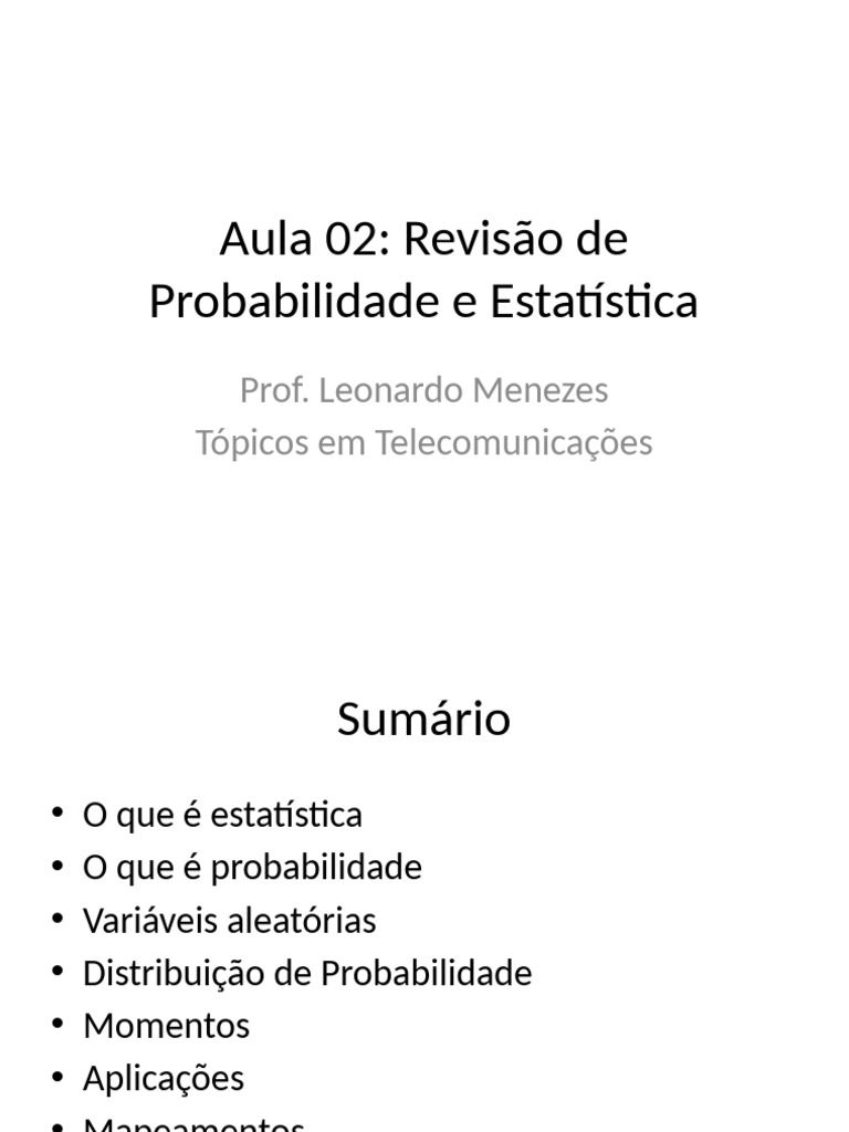 Aula 02 | PDF