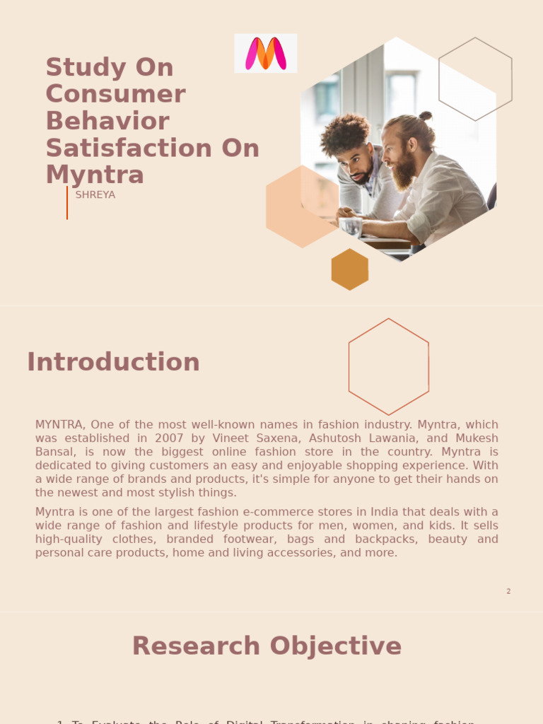 Online Marketing Strategies Of Myntra Project Pdf Free Download