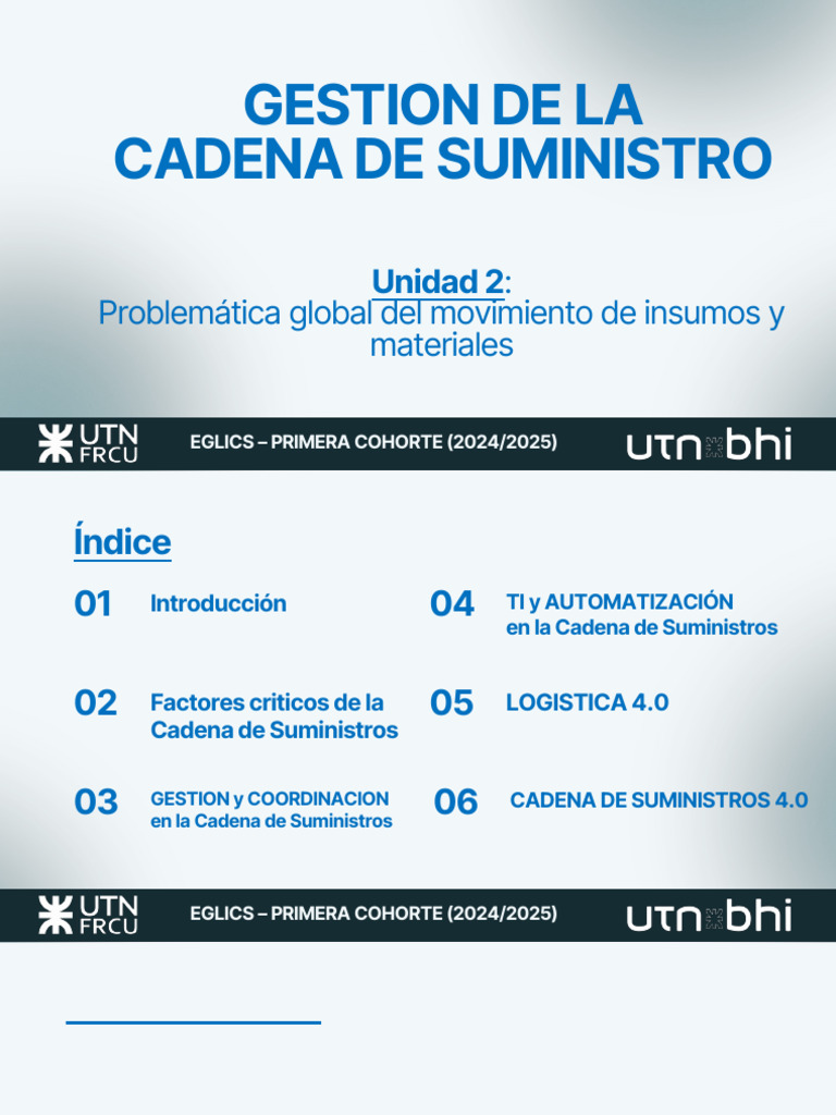 Módulo 2 - Gestión de La Cadena de Suministros | PDF