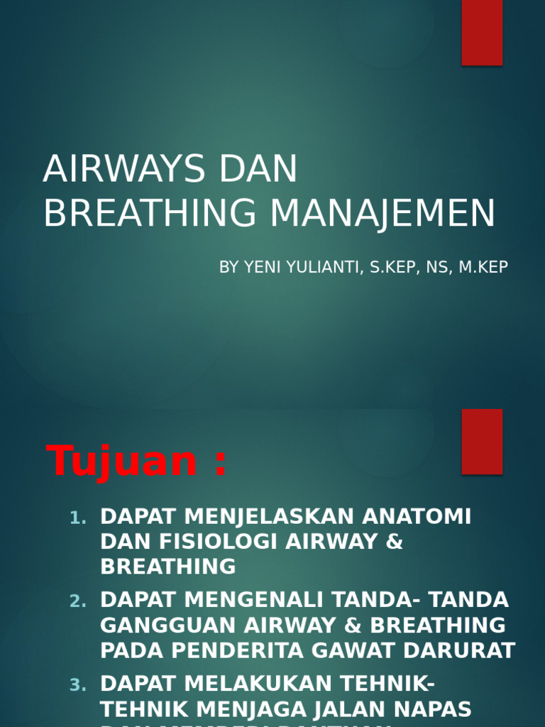 Airway Breathing Management S1 Kep New Pdf