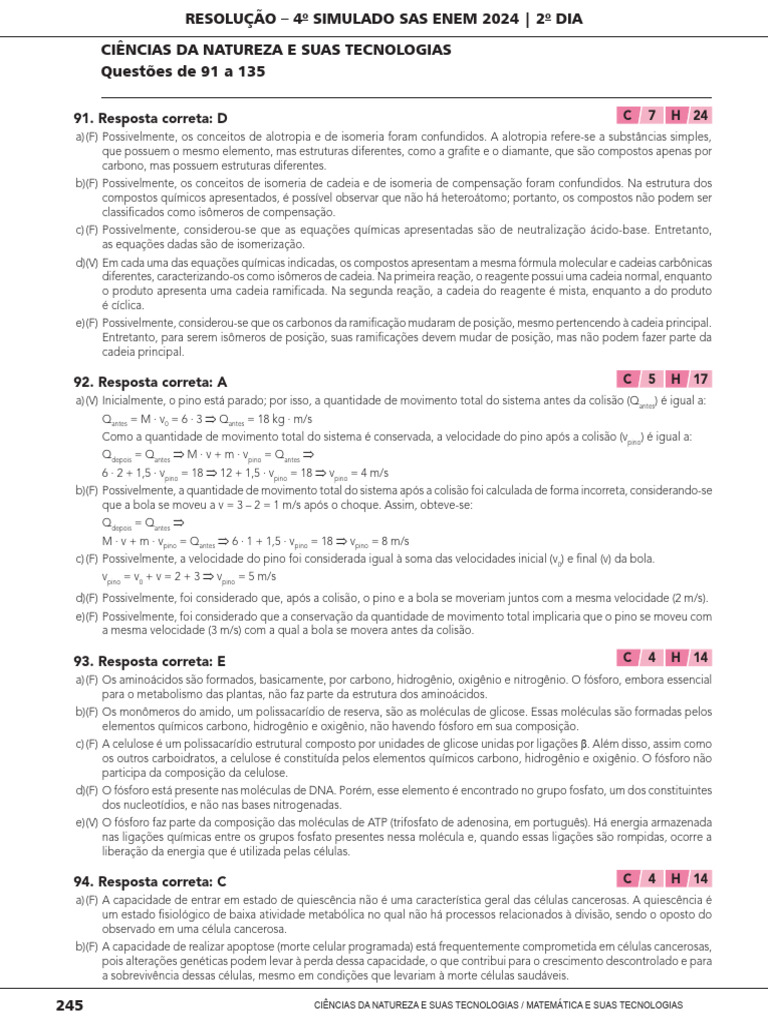 Res 2024 4oenem 2odia CN MT m4 | PDF