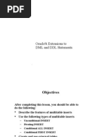 E Computer Notes - Oracle9i Extensions To DML and DDL Statements